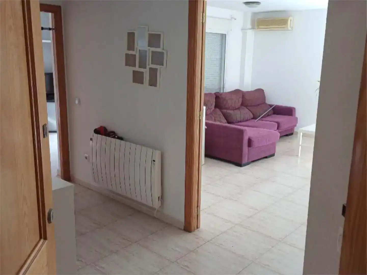Sala d'estar de Pis de lloguer en  Murcia Capital amb Aire condicionat i Balcó