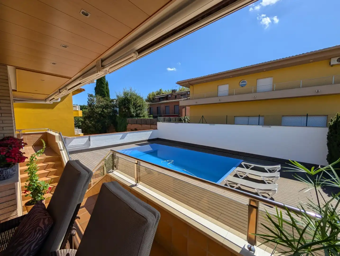 Piscina de Casa o xalet en venda en Banyoles amb Calefacció, Terrassa i Piscina