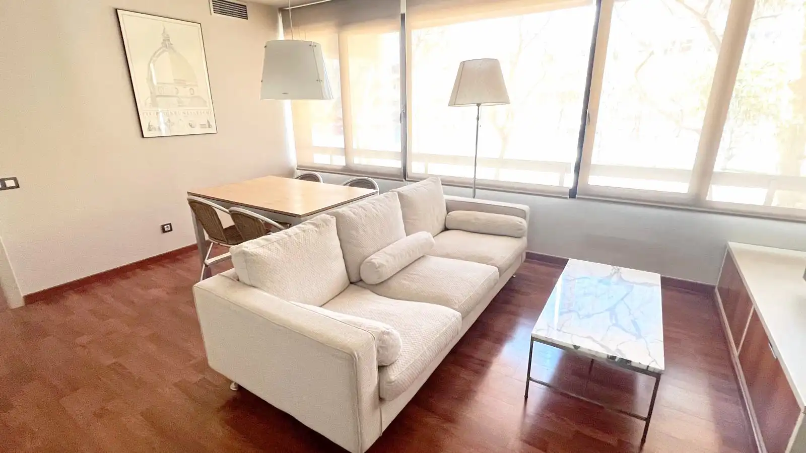 Sala de estar de Piso en venta en Barcelona con Aire acondicionado, Calefacción y Parquet