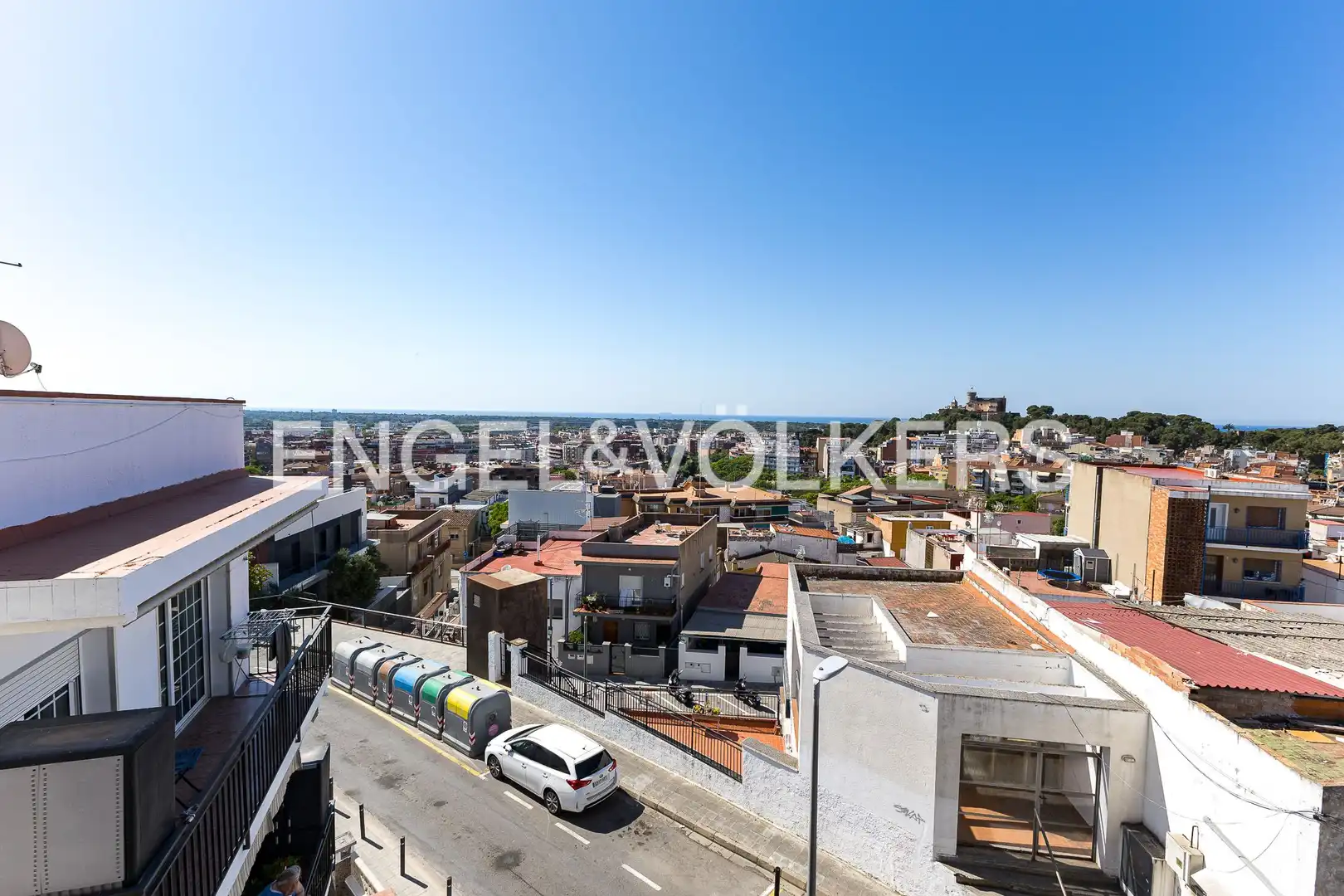 Terrace of Flat for sale in Castelldefels  with Air Conditioner, Heating and Parquet flooring