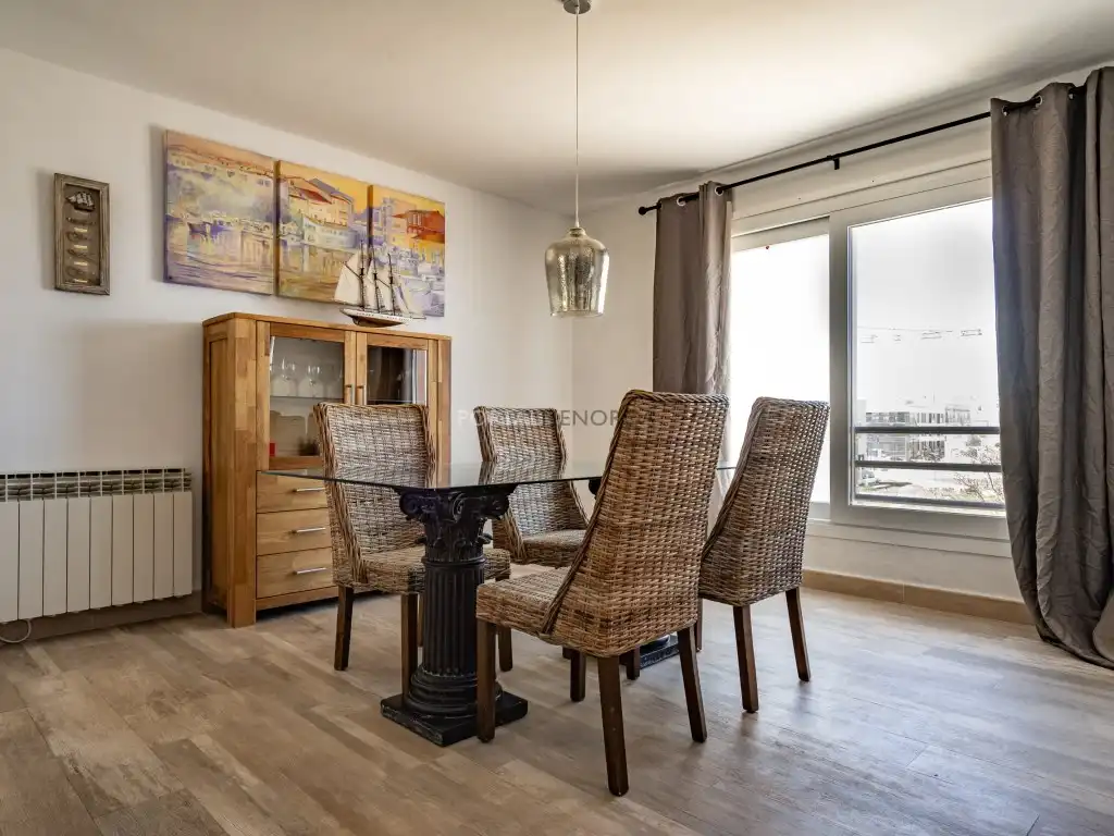 Esszimmer von Wohnung zum Verkauf in Es Castell mit Klimaanlage
