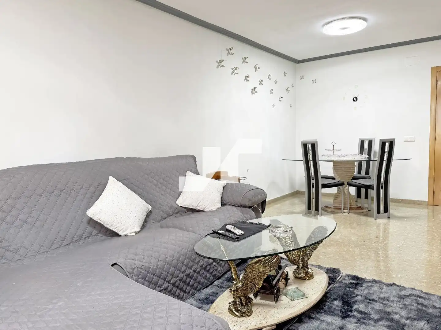 Wohnzimmer von Wohnung zum Verkauf in Almazora / Almassora mit Klimaanlage, Heizung und Terrasse