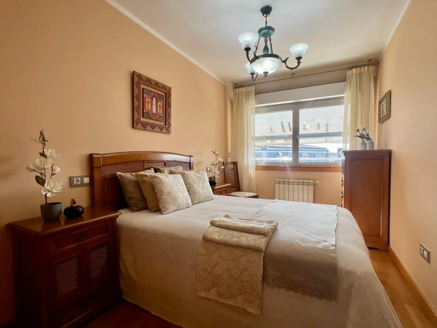 Bedroom of Flat for sale in Cambre   with Heating, Terrace and Storage room