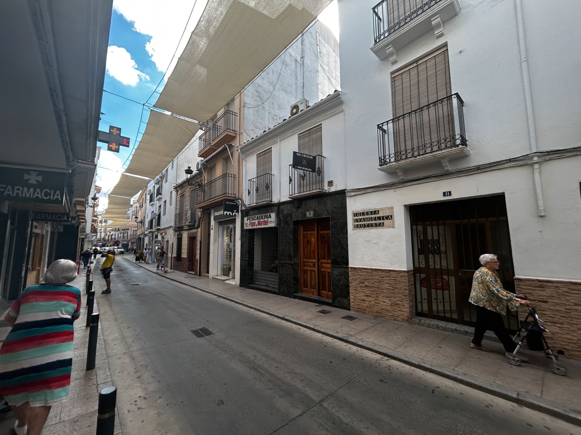 Exterior view of Single-family semi-detached for sale in Priego de Córdoba  with Terrace, Furnished and Balcony