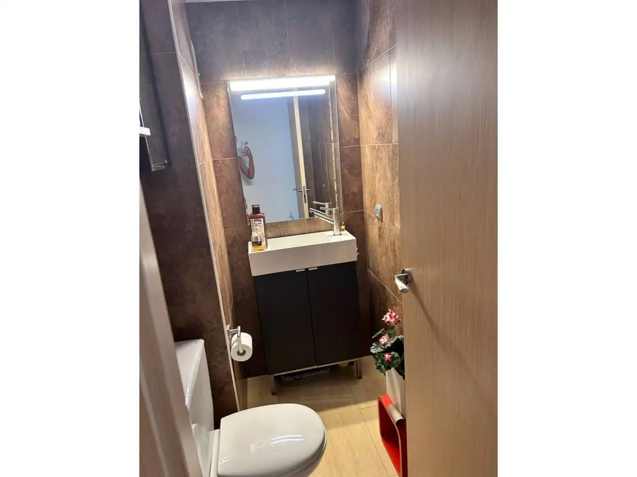 Baño de Piso de alquiler en Girona con Calefacción, Amueblado y Balcón