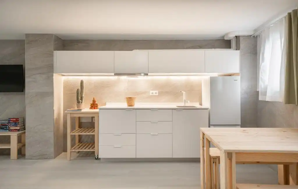 Cocina de Dúplex de alquiler en Málaga con Amueblado y Lavadora