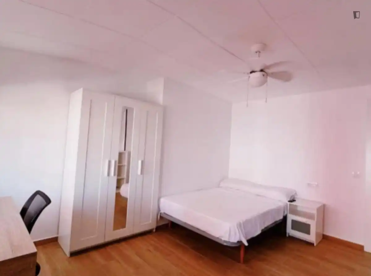 Schlafzimmer von Wohnungen zur untervermieten in  Murcia Capital mit Klimaanlage, Möbliert und Ofen
