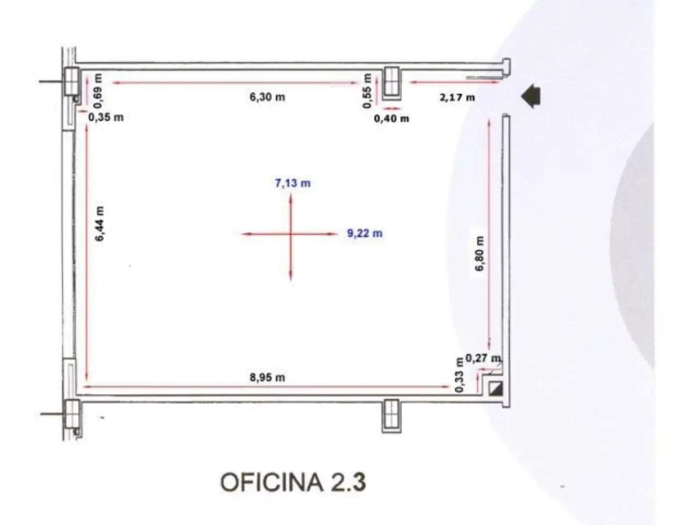 Oficina de alquiler en Bormujos con Aire acondicionado y Calefacción