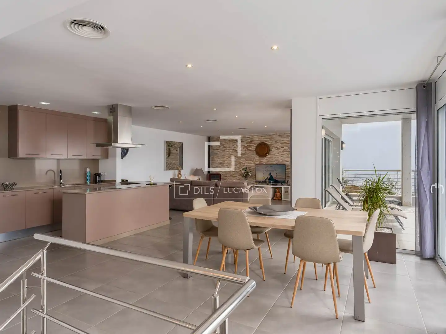 Kitchen of Houses for sale in Roses  with Air Conditioner, Heating and Terrace
