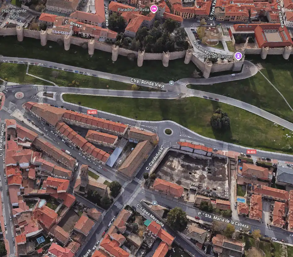 Exterior view of Industrial land for sale in Ávila