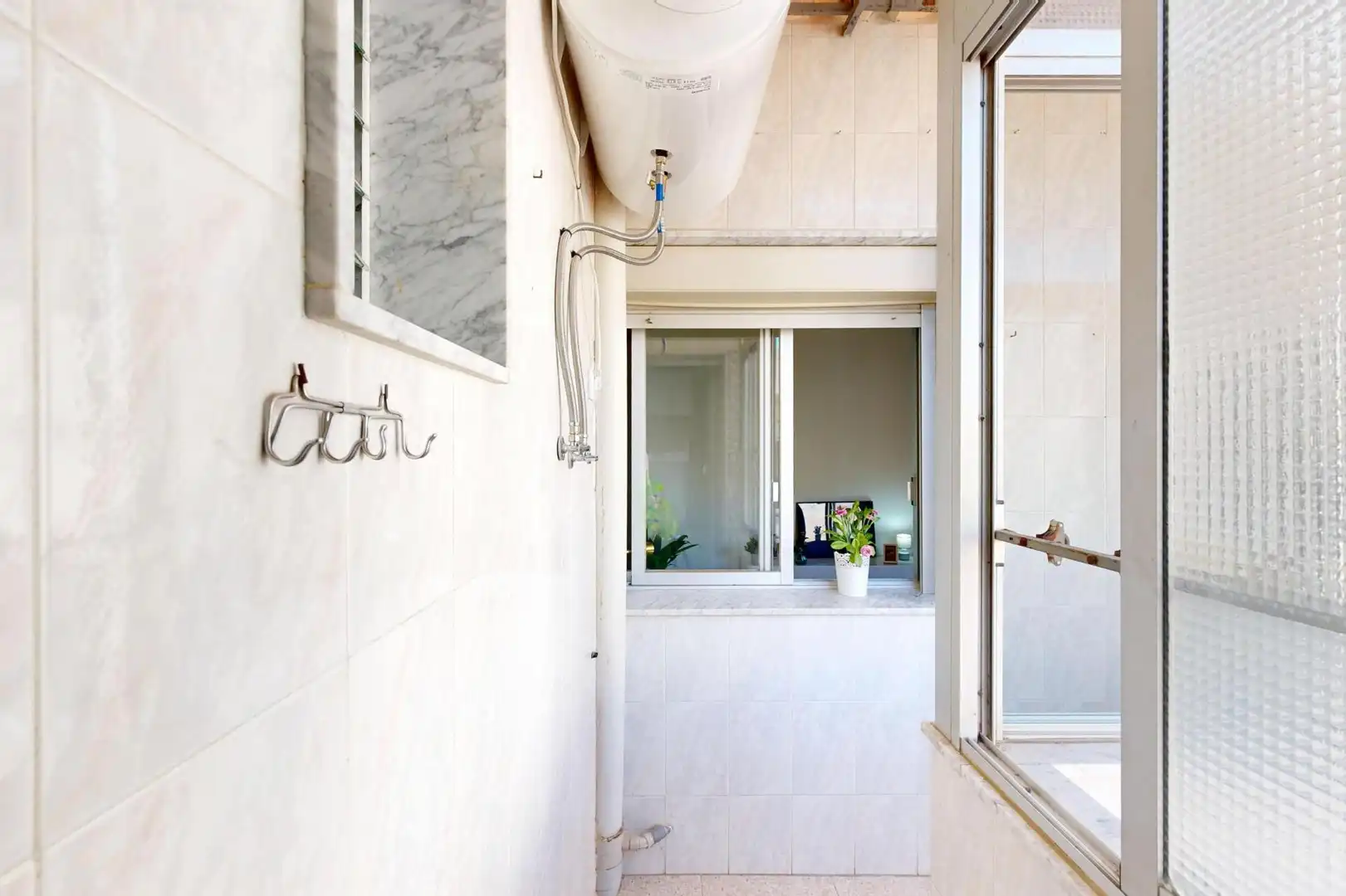 Badezimmer von Wohnung zum Verkauf in Cartagena mit Klimaanlage, Heizung und Balkon