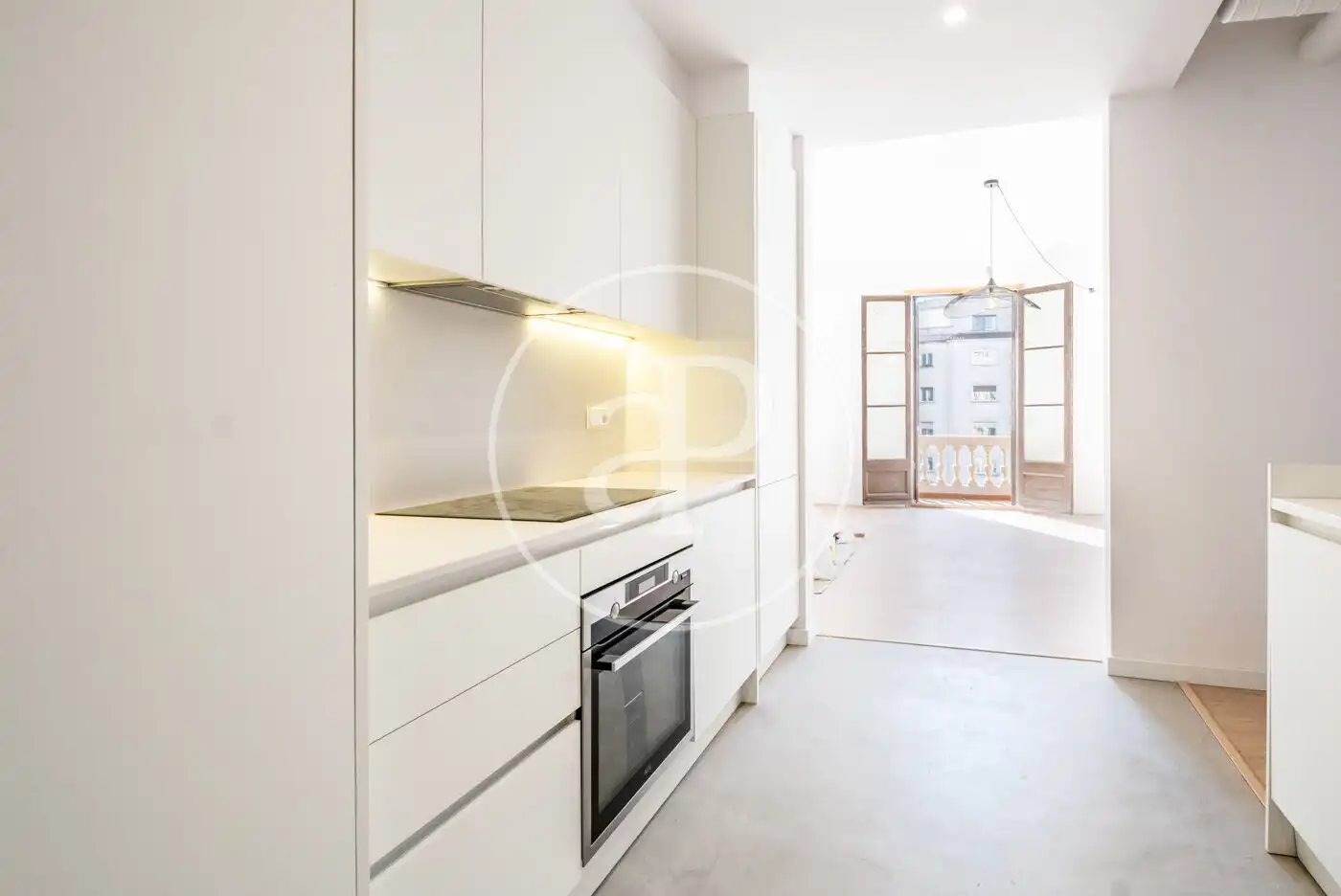 Kitchen of Flat for rent in Barcelona  with Air Conditioner, Heating and Balcony