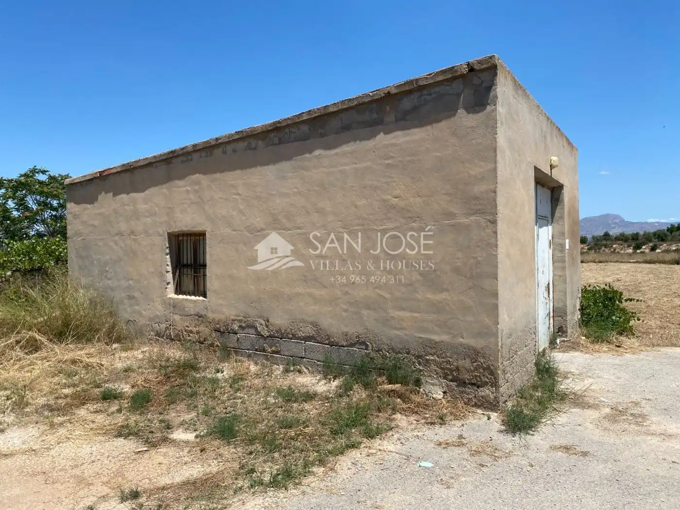 Vista exterior de Casa o xalet en venda en Aspe amb Piscina