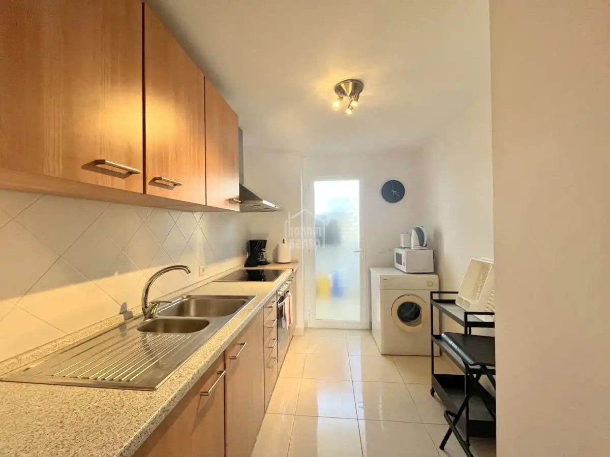 Küche von Wohnungen zum Verkauf in Son Servera mit Privatgarten, Terrasse und Schwimmbad