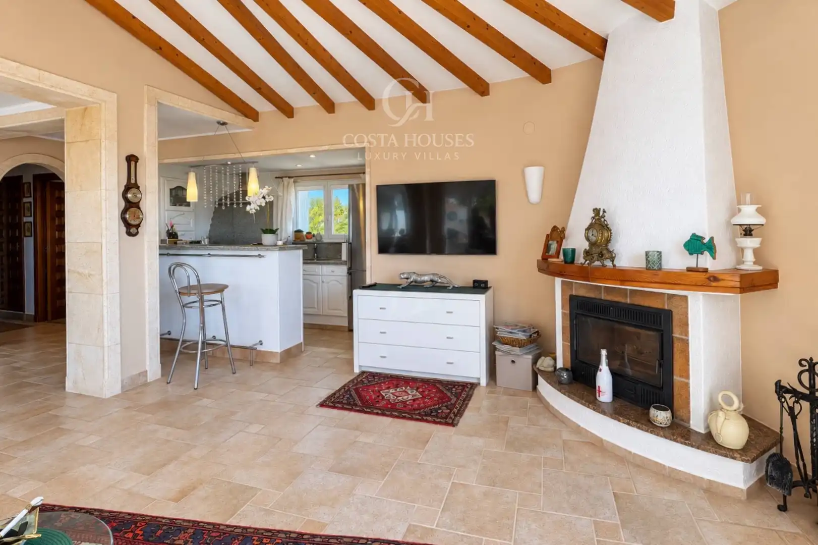 Sala d'estar de Casa o xalet en venda en Portichol - Balcón al Mar
