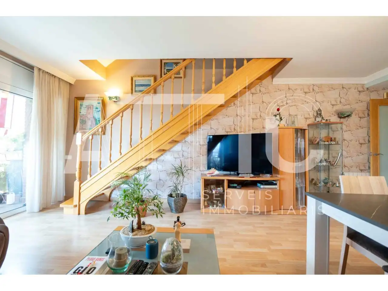 Sala de estar de Piso en venta en Sabadell con Aire acondicionado, Calefacción y Parquet
