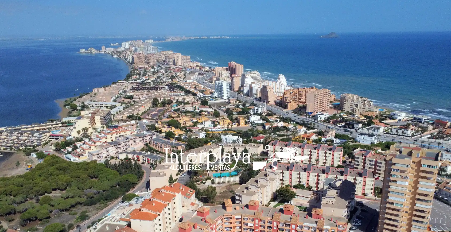 Exterior view of Flat for sale in La Manga del Mar Menor  with Furnished, Balcony and Community pool