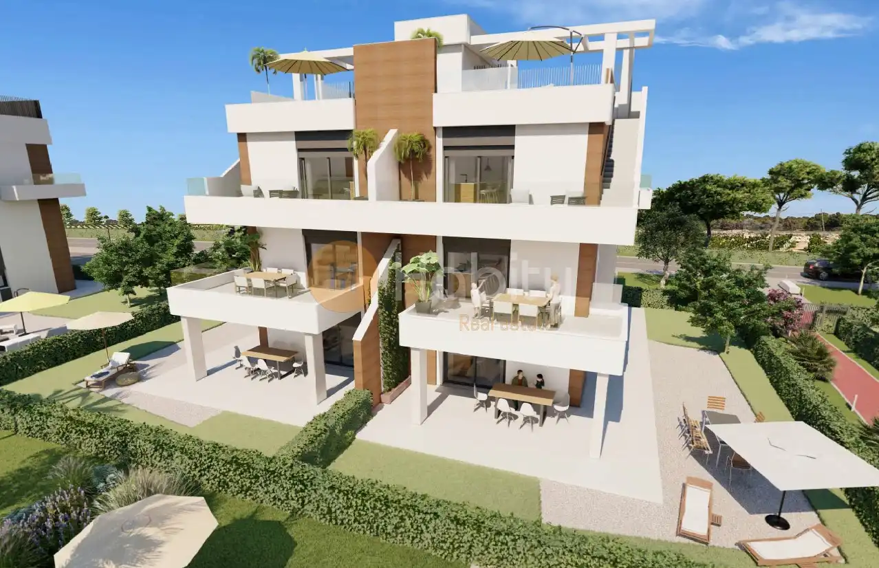 Jardí de Apartament en venda en Fuente Álamo de Murcia amb Aire condicionat, Calefacció i Jardí privat
