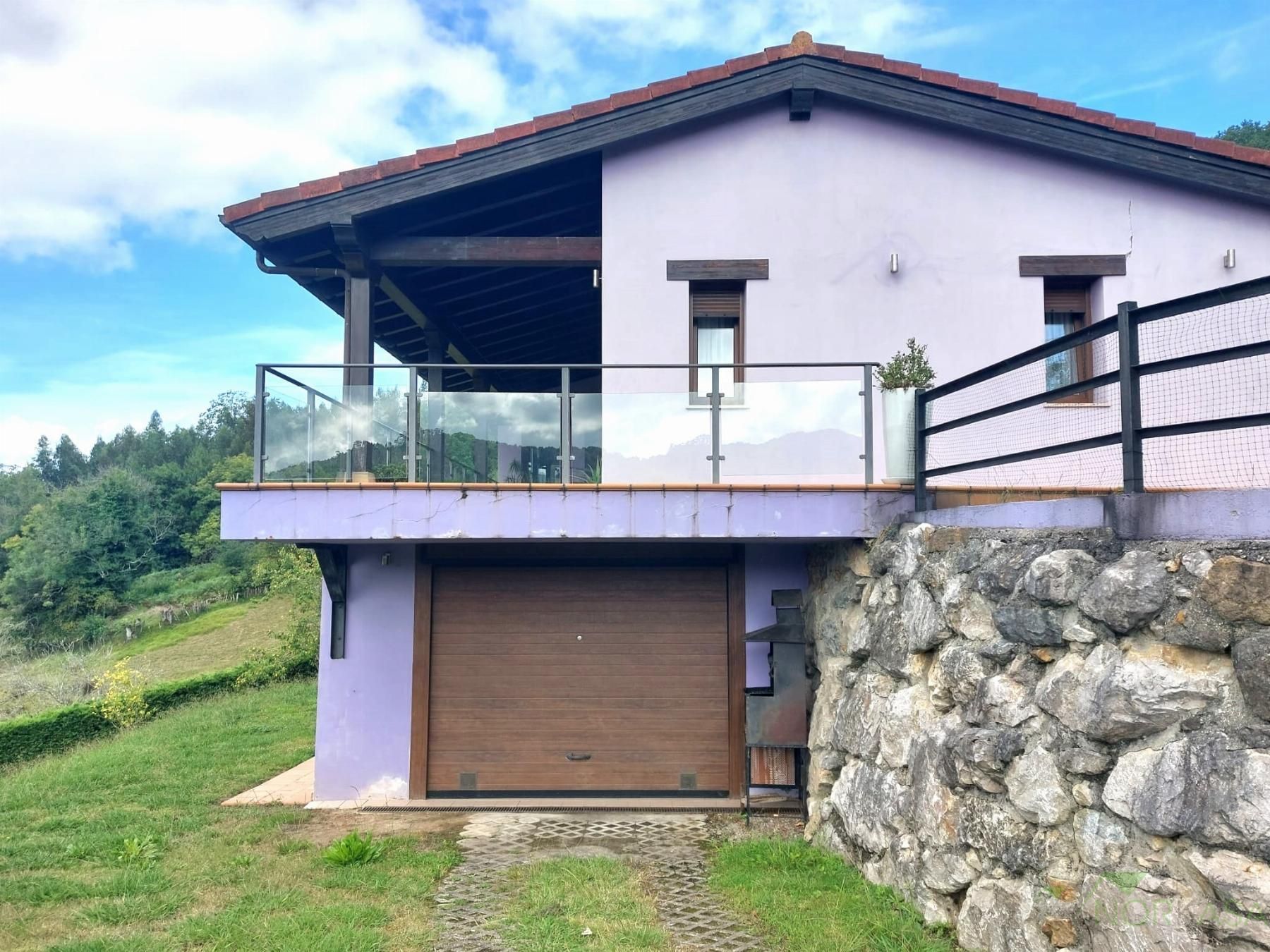 Exterior view of House or chalet for sale in Cabranes  with Heating, Parquet flooring and Terrace