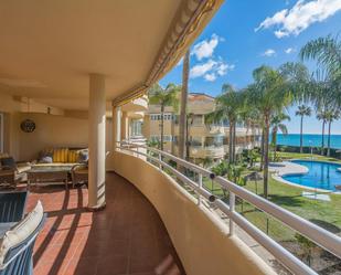 Garden of Flat for sale in Benalmádena  with Air Conditioner, Heating and Parquet flooring