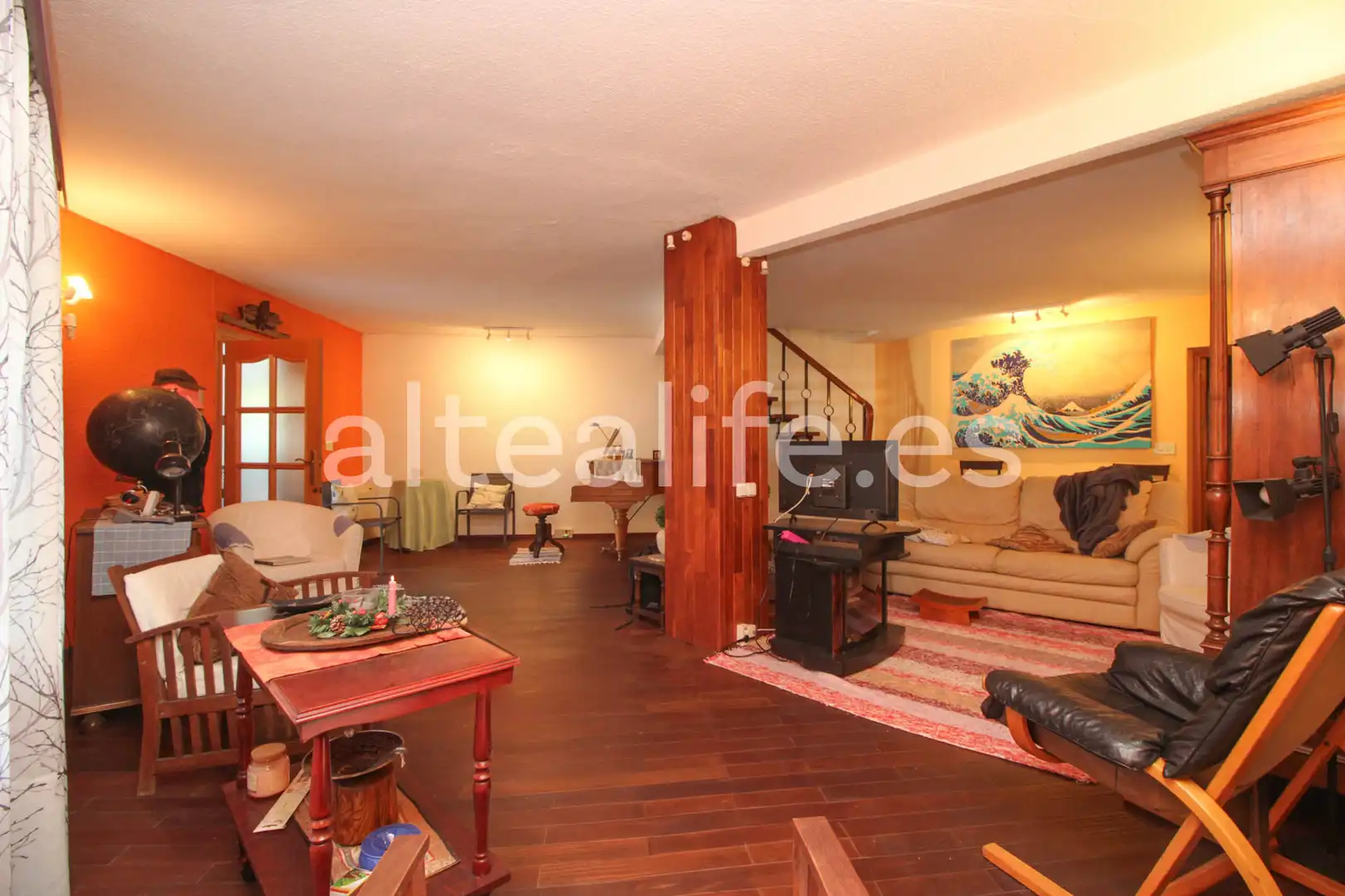 Sala de estar de Casa adosada en venta en Altea con Aire acondicionado, Terraza y Piscina
