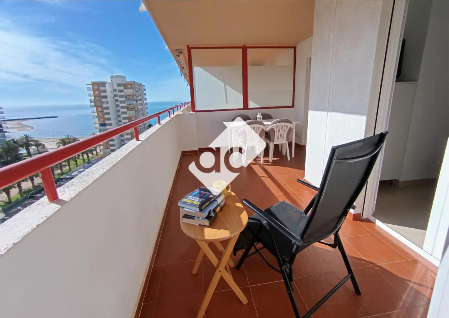 Bedroom of Flat for rent in Cullera  with Air Conditioner, Heating and Furnished
