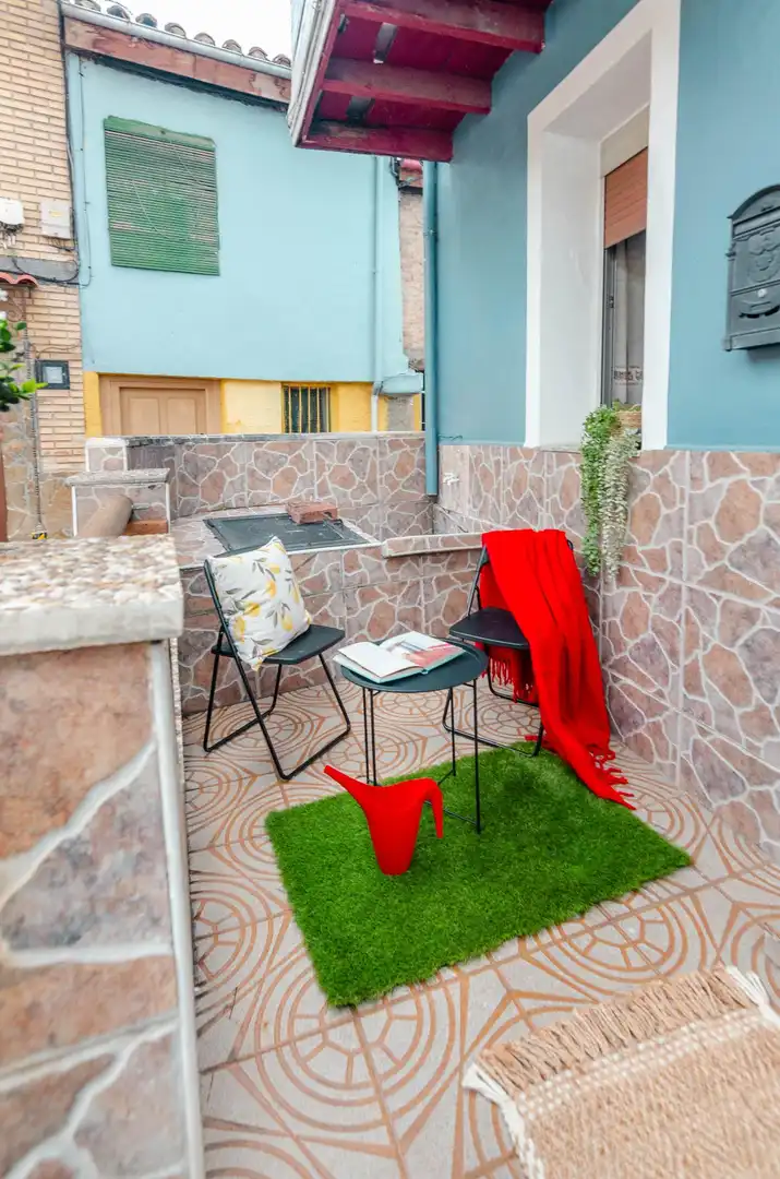 Terrace of Single-family semi-detached for sale in Mieres (Asturias)  with Terrace, Furnished and Balcony