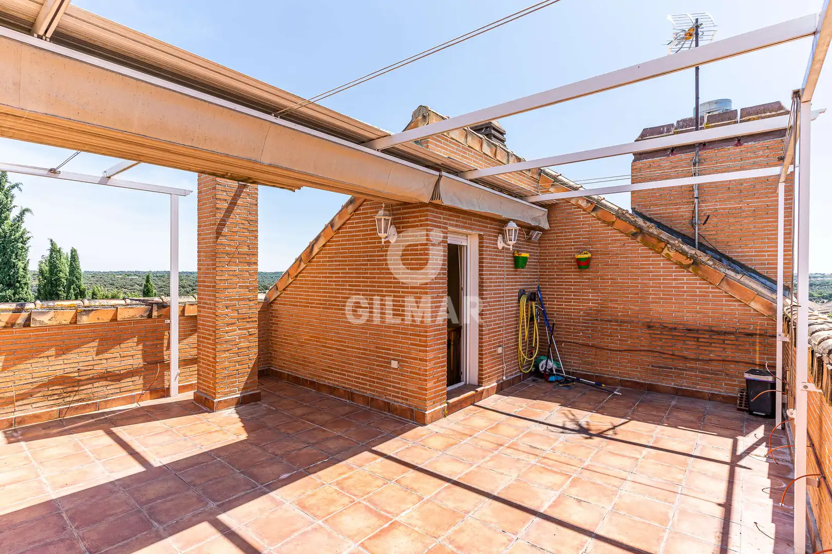 Terrace of Flat for sale in Boadilla del Monte  with Heating, Private garden and Storage room