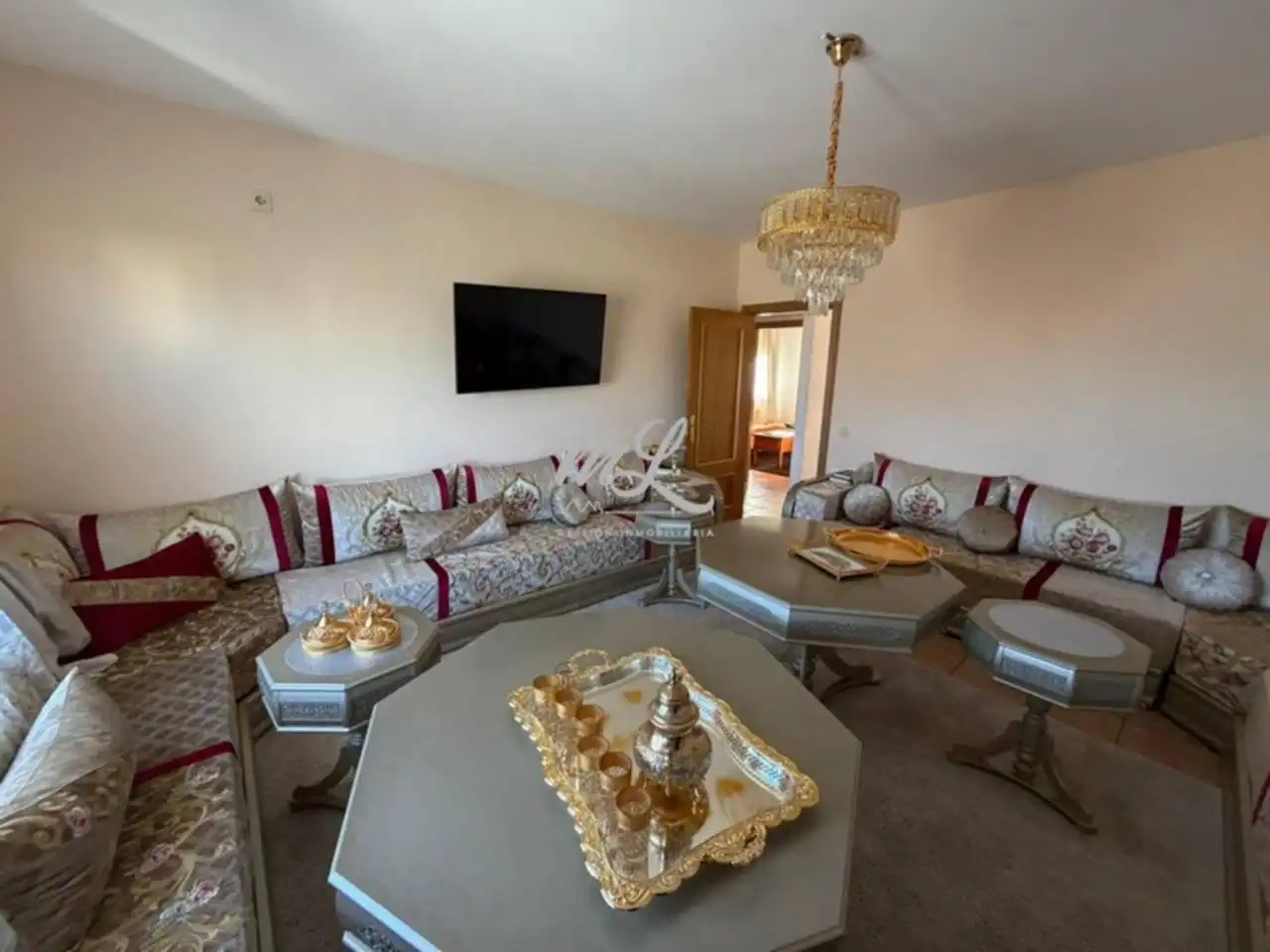 Wohnzimmer von Wohnung zum Verkauf in Navahermosa mit Heizung und Balkon