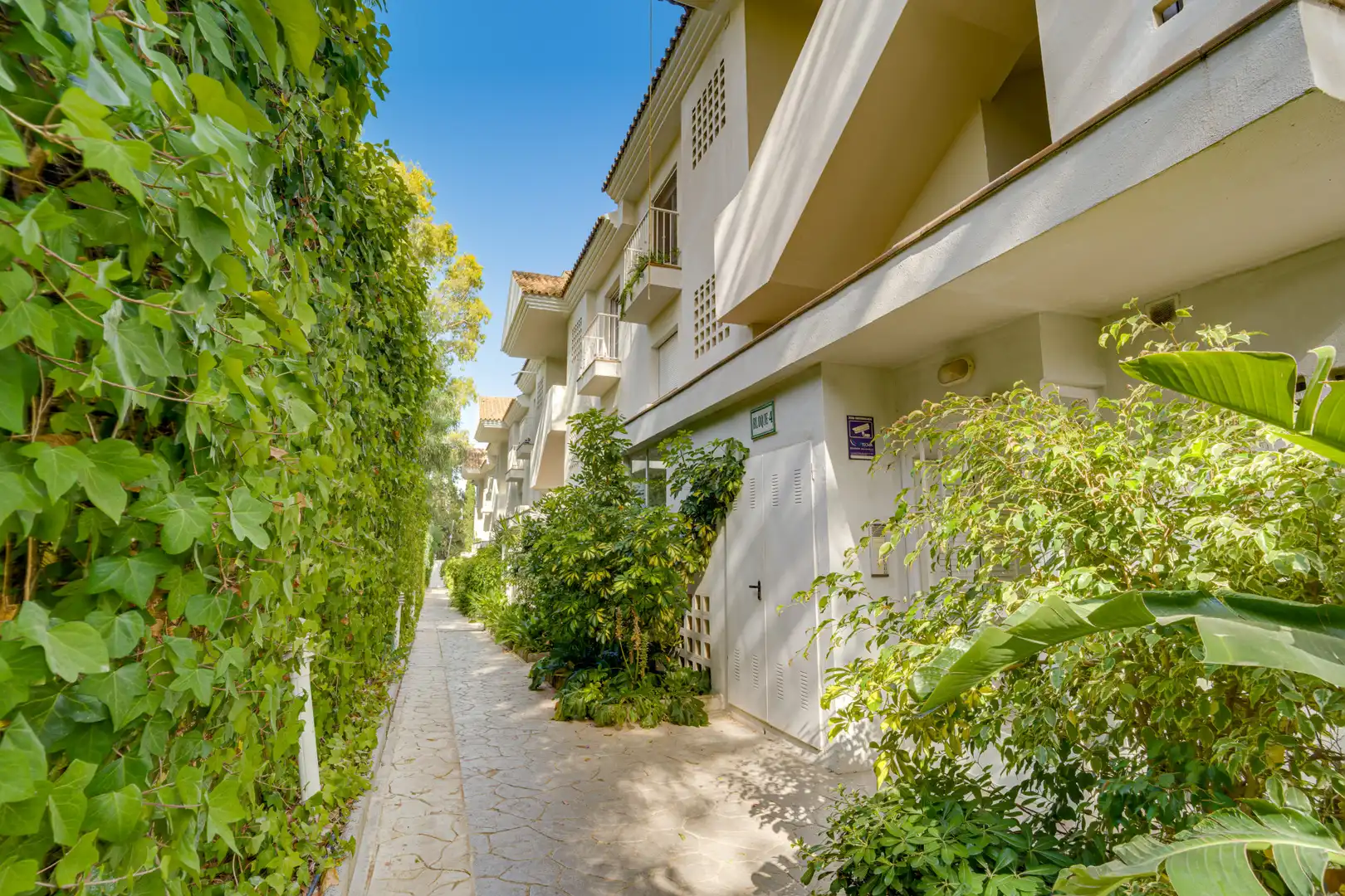 Vista exterior de Planta baixa en venda en Marbella amb Aire condicionat, Terrassa i Piscina