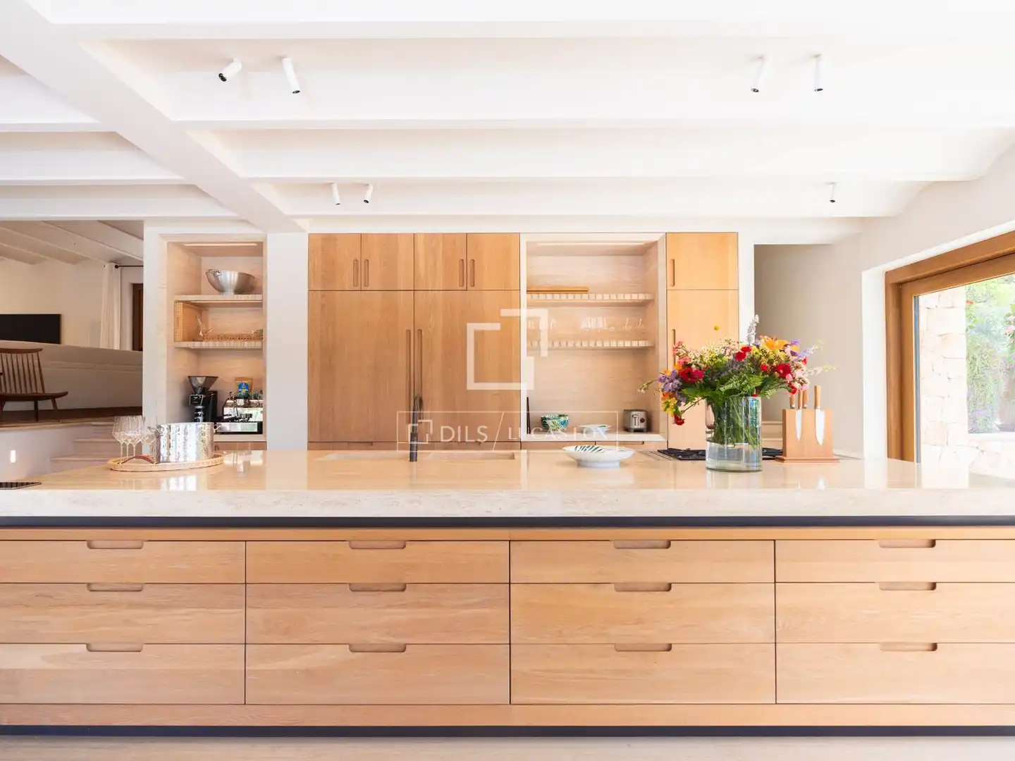Cocina de Casa o chalet en venta en Santa Eulària des Riu con Aire acondicionado, Calefacción y Jardín privado