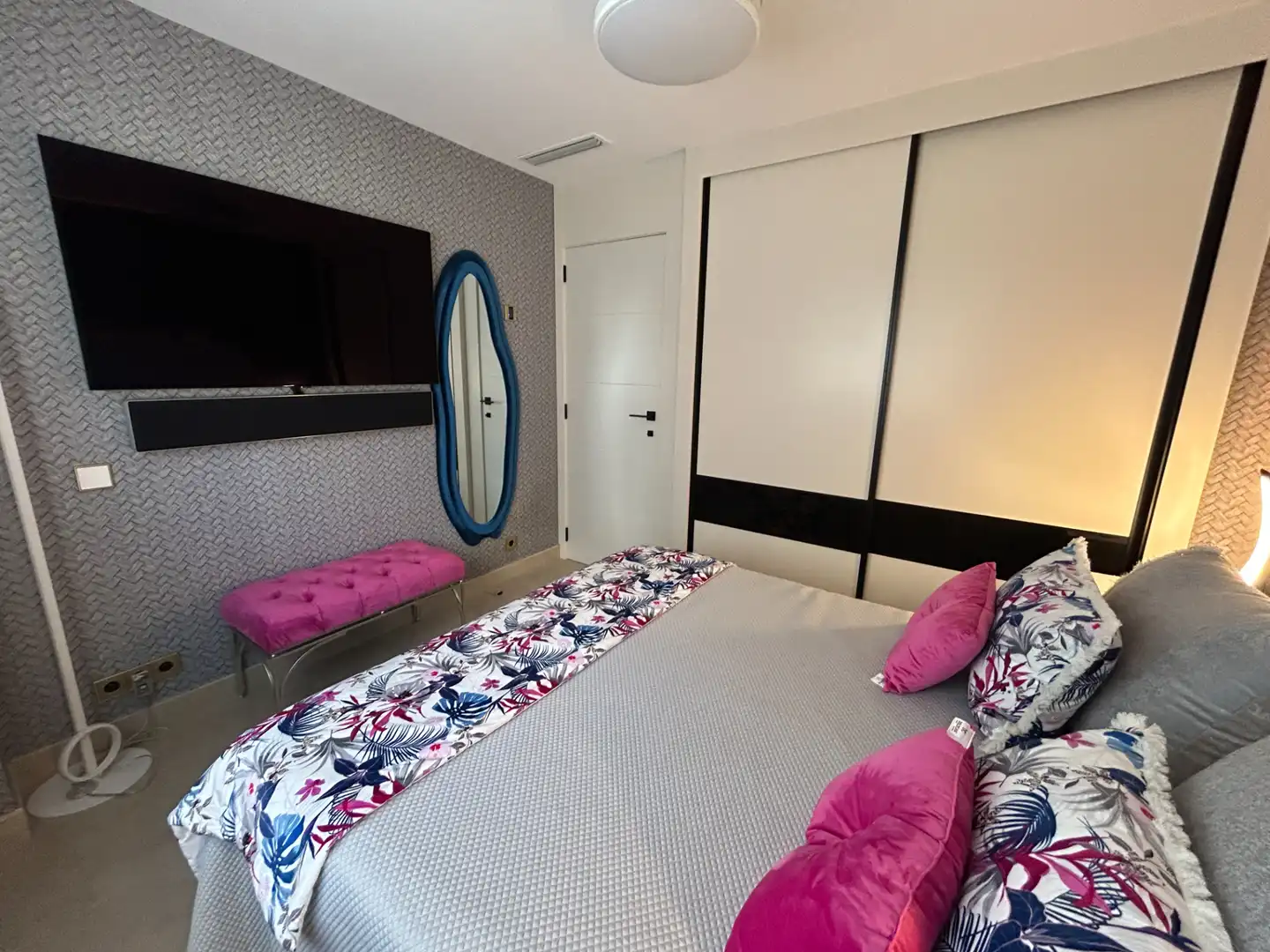 Habitación de Apartamento en venta en Gandia con Aire acondicionado, Terraza y Amueblado