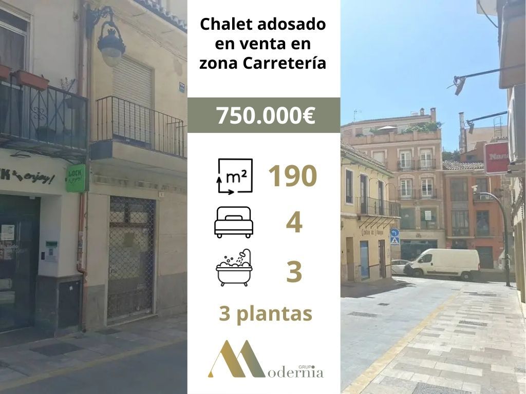 Exterior view of House or chalet for sale in Málaga Capital  with Terrace and Balcony