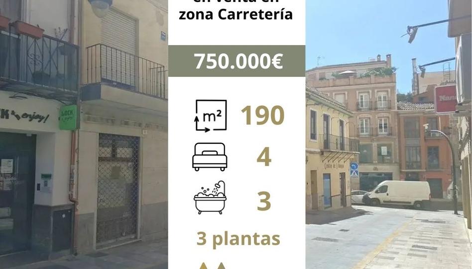 Foto 1 de Casa o xalet en venda a Calle Carretería, La Merced, Málaga