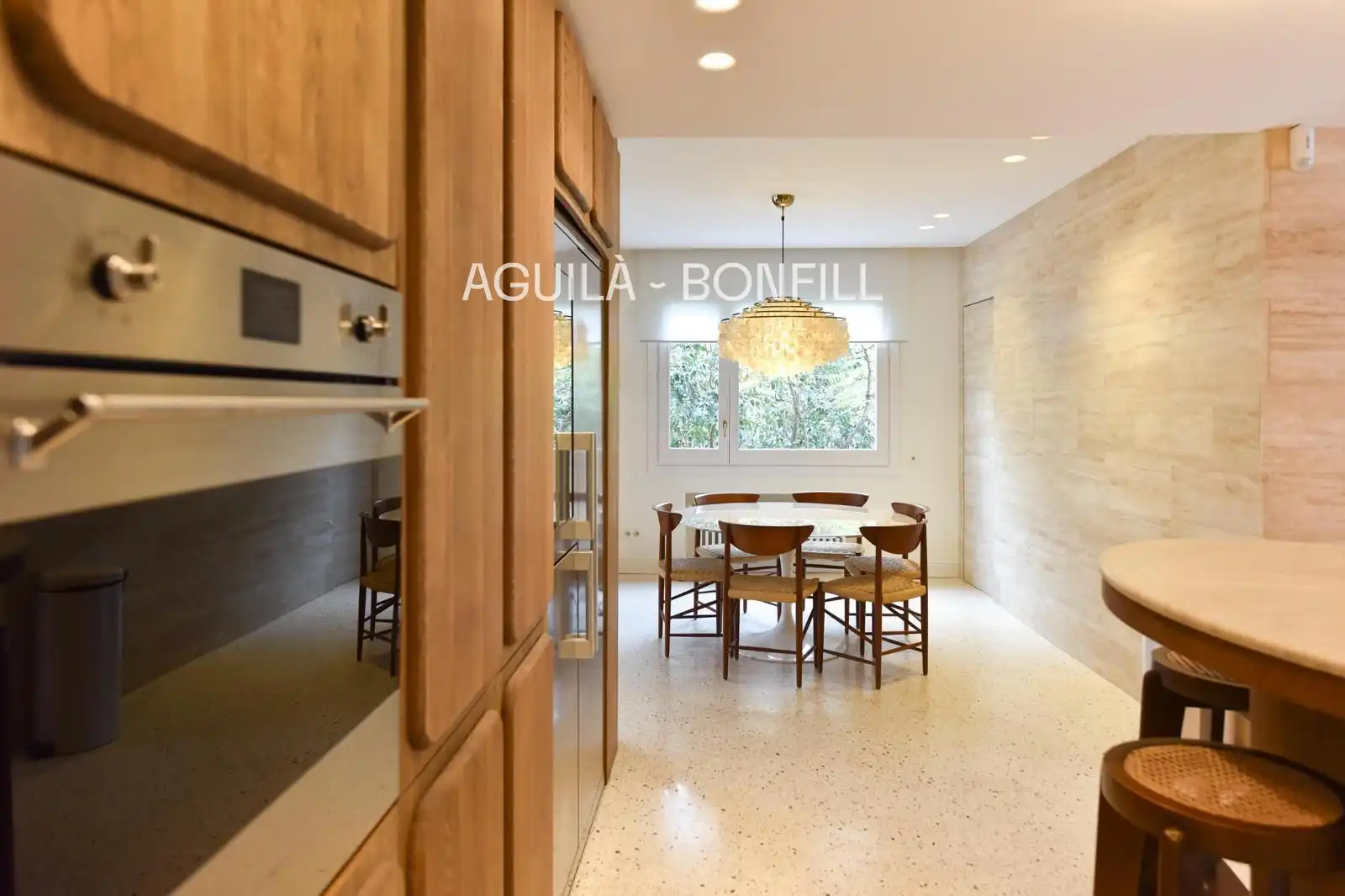 Dining room of Flat for sale in Barcelona  with Air Conditioner, Heating and Parquet flooring