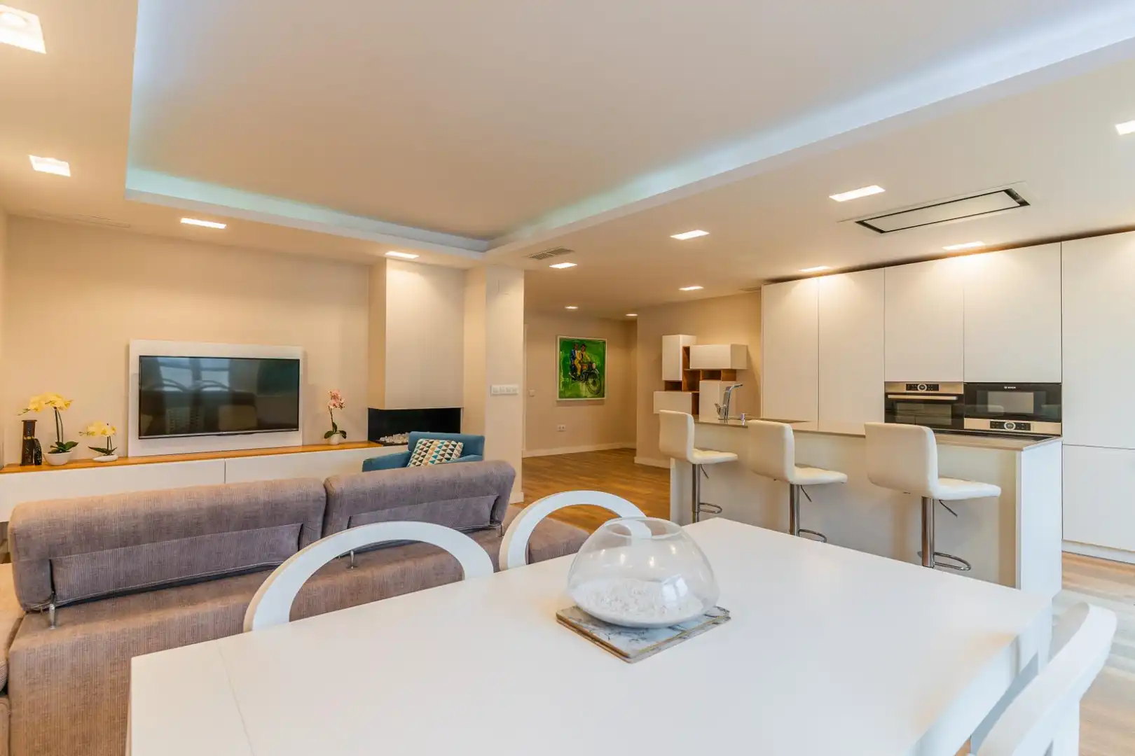 Living room of Flat for sale in Jerez de la Frontera  with Air Conditioner, Storage room and Furnished
