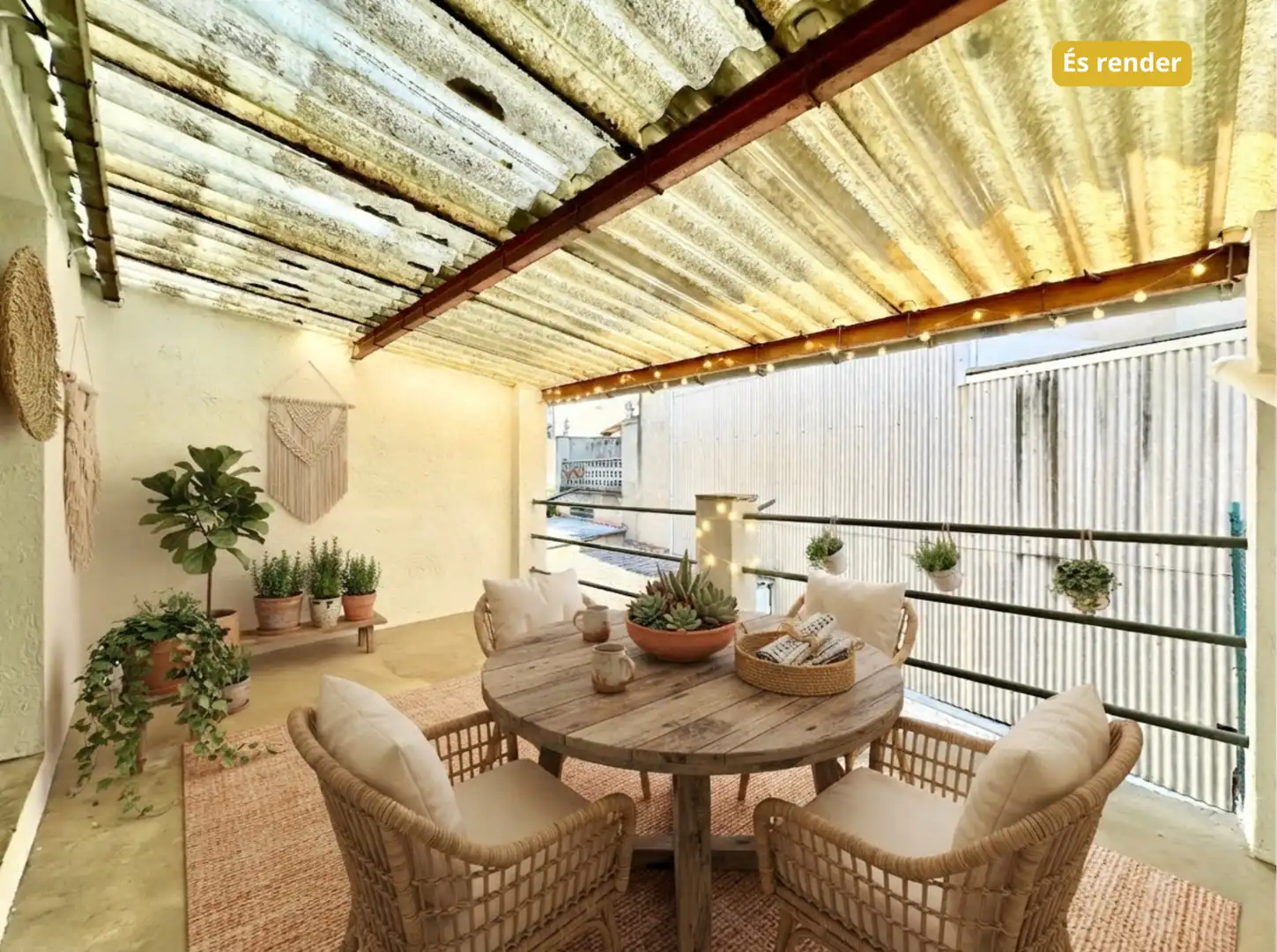 Terraza de Casa adosada en venta en Manlleu con Aire acondicionado, Jardín privado y Terraza
