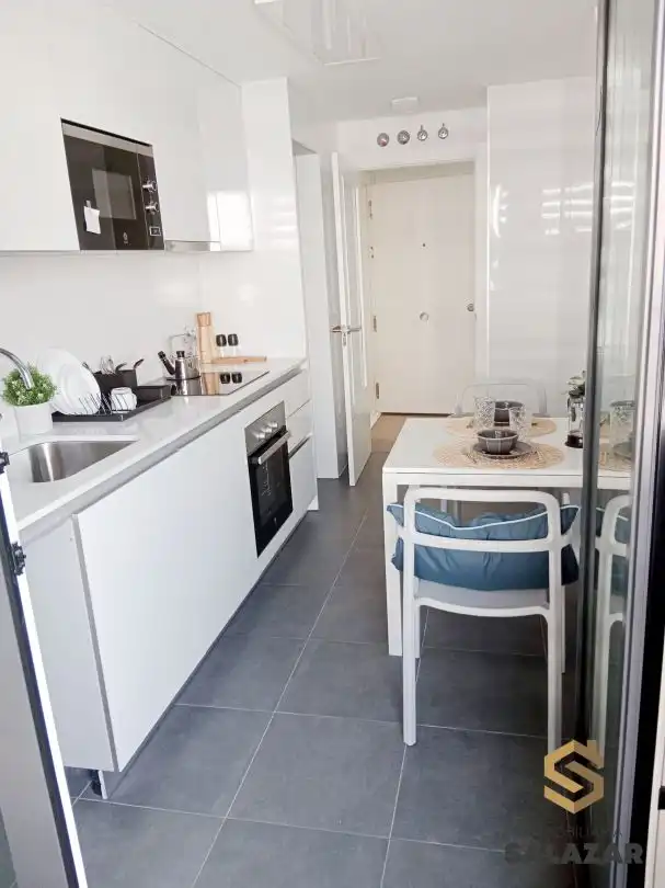 Cocina de Ático de alquiler en Bilbao  con Calefacción, Jardín privado y Terraza