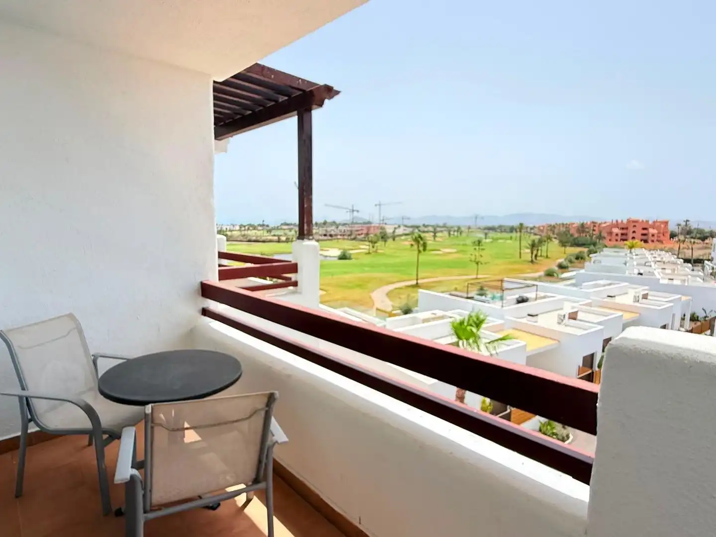 Terrasse von Wohnung zur Miete in Los Alcázares mit Klimaanlage, Terrasse und Gemeinschaftspool
