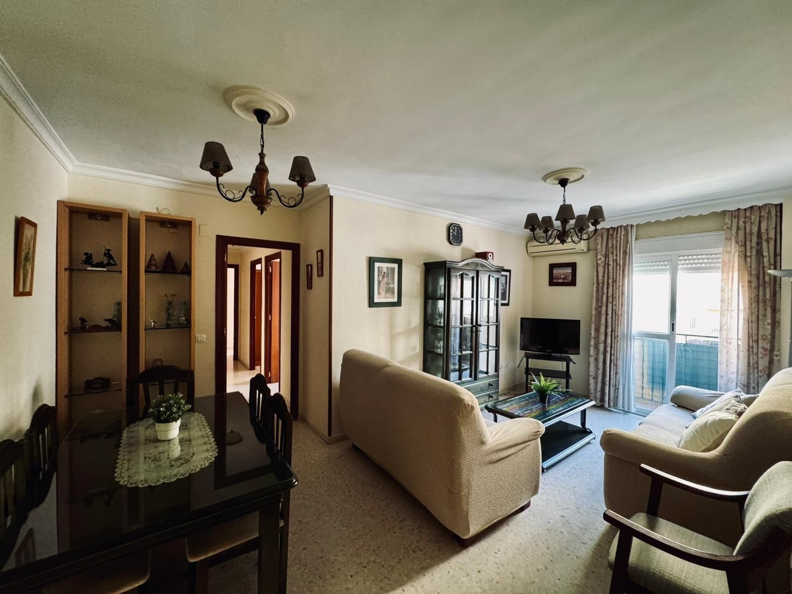 Living room of Flat for sale in Sanlúcar de Barrameda  with Air Conditioner and Balcony