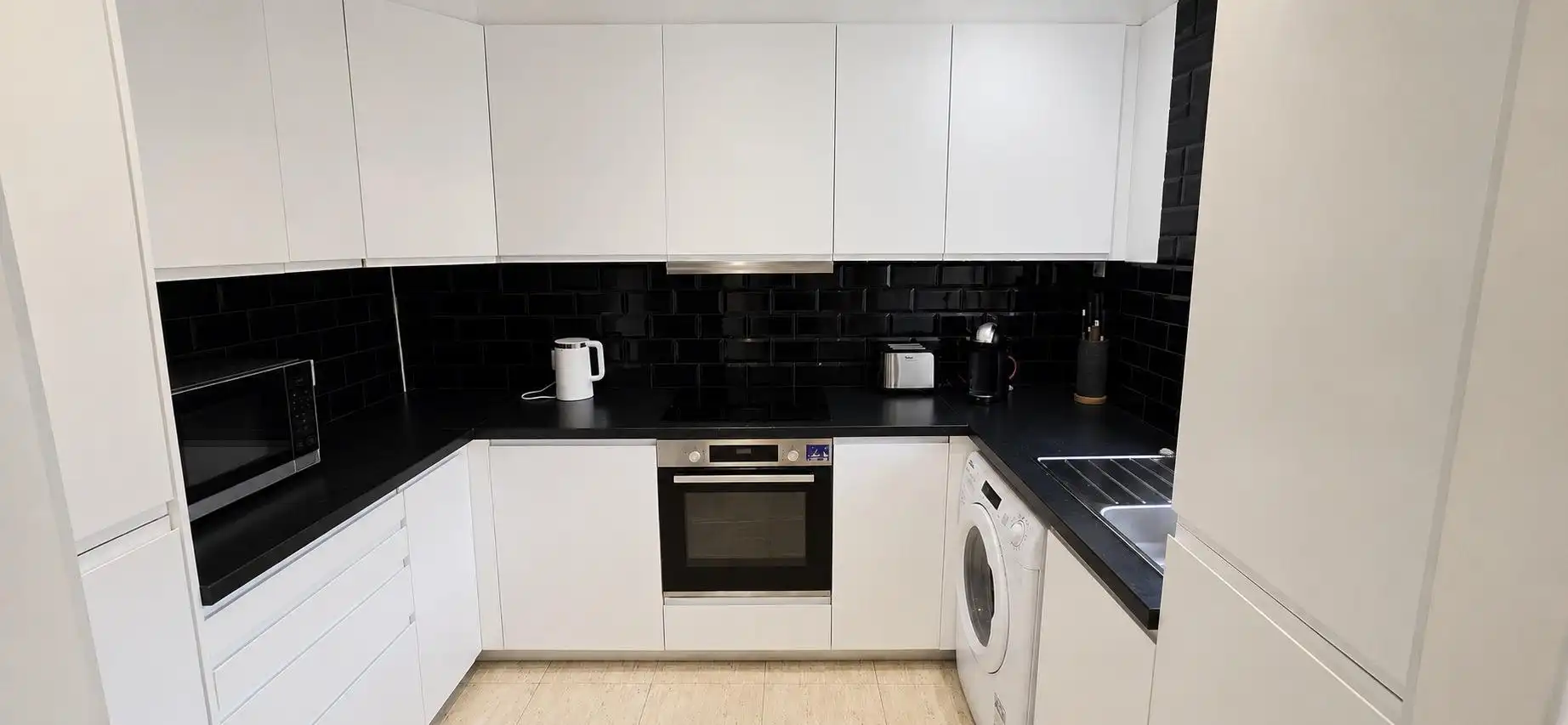 Cuina de Apartament en venda en Calvià amb Aire condicionat, Calefacció i Terrassa