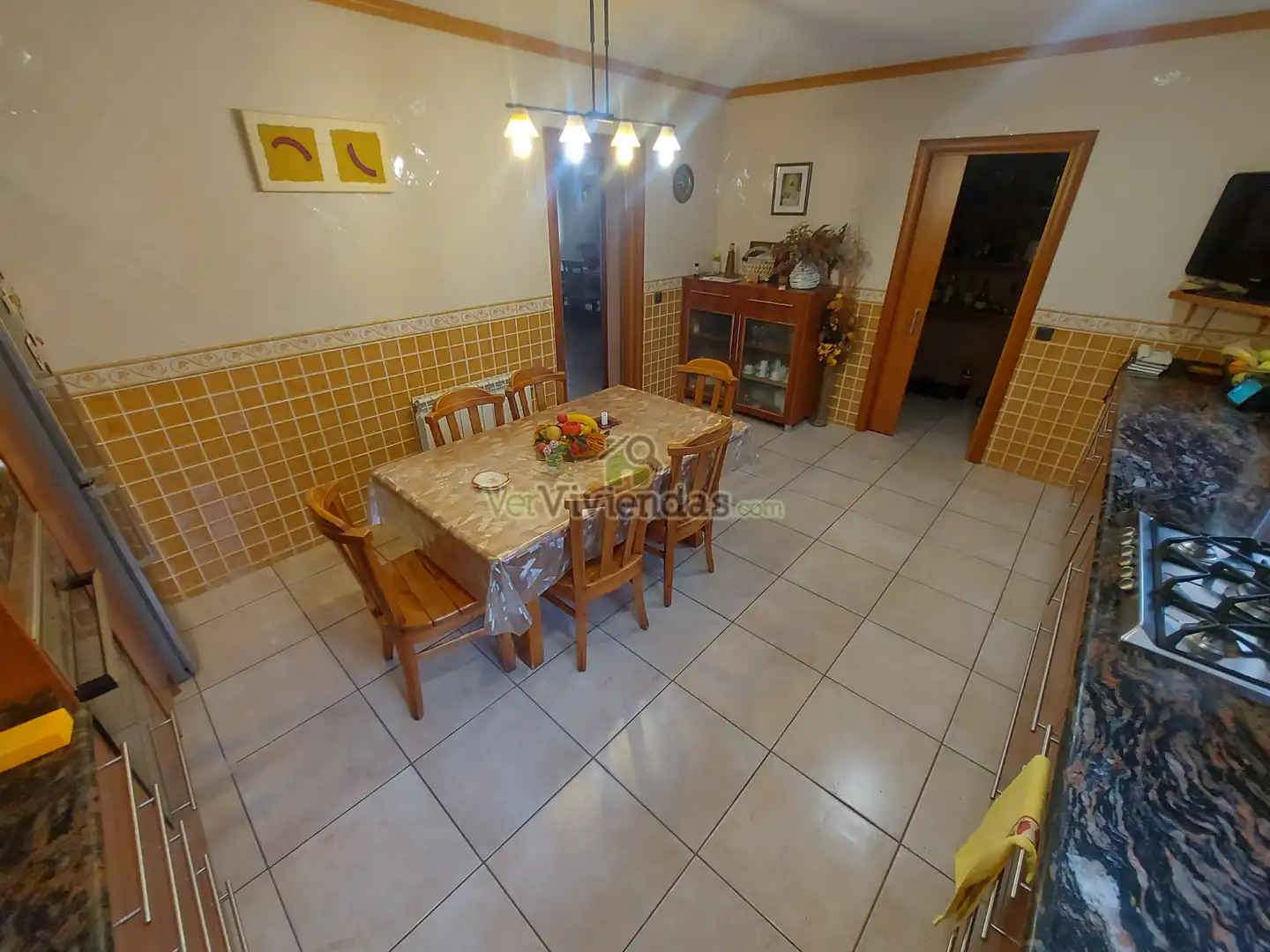 Menjador de Casa o xalet en venda en Vallirana amb Aire condicionat, Calefacció i Jardí privat