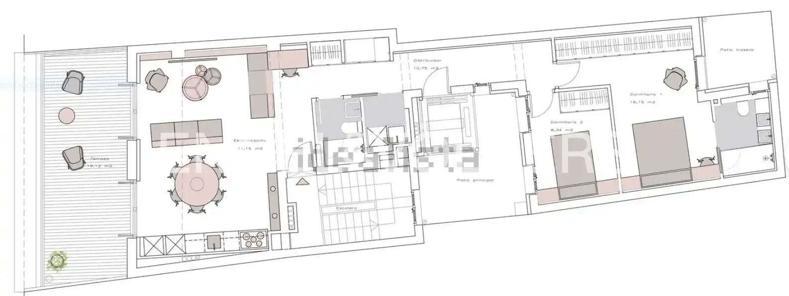 Flat with terrace for sale in Centro, imagen 11