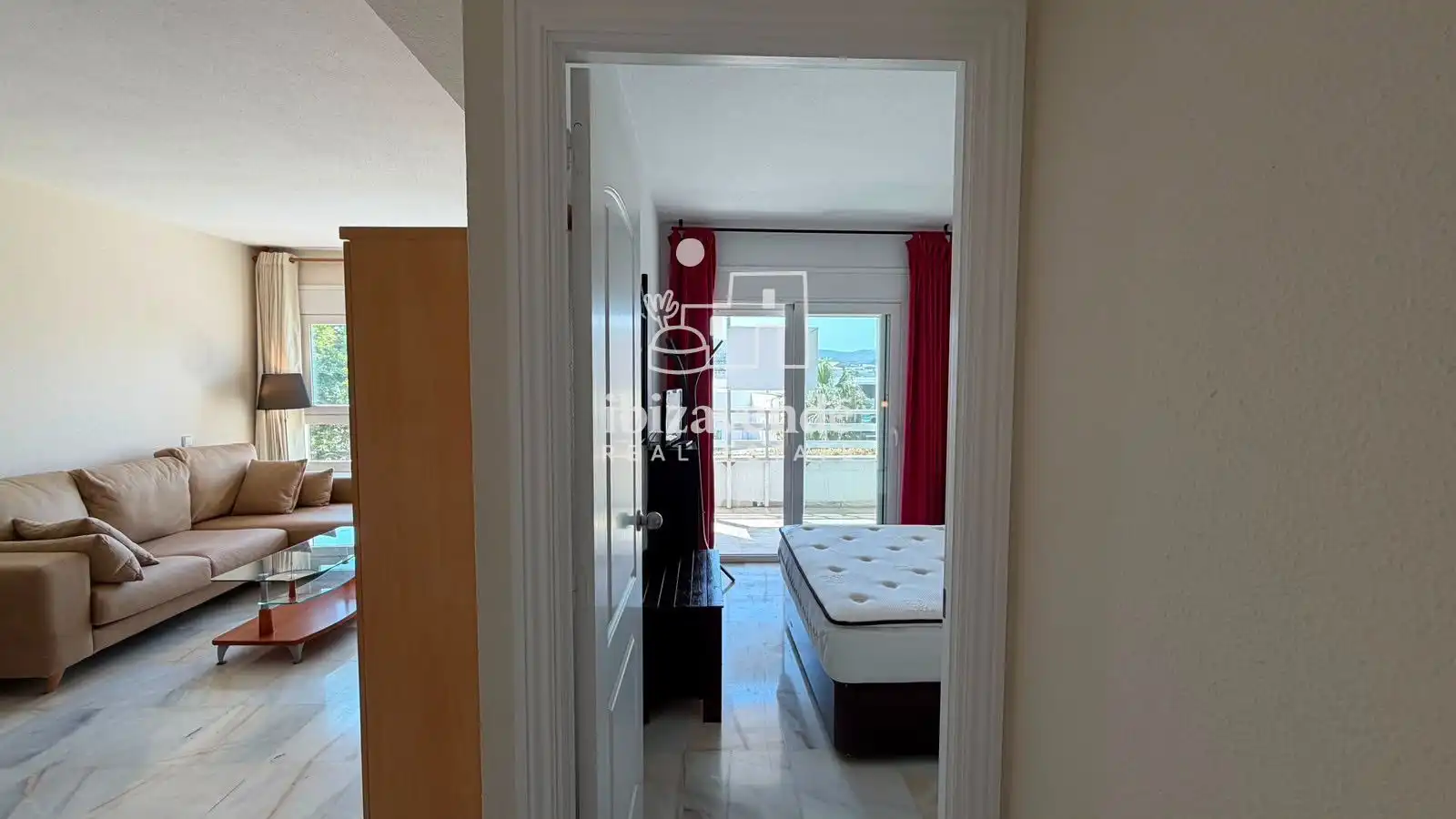 Bedroom of Flat for sale in Eivissa  with Air Conditioner, Swimming Pool and Furnished