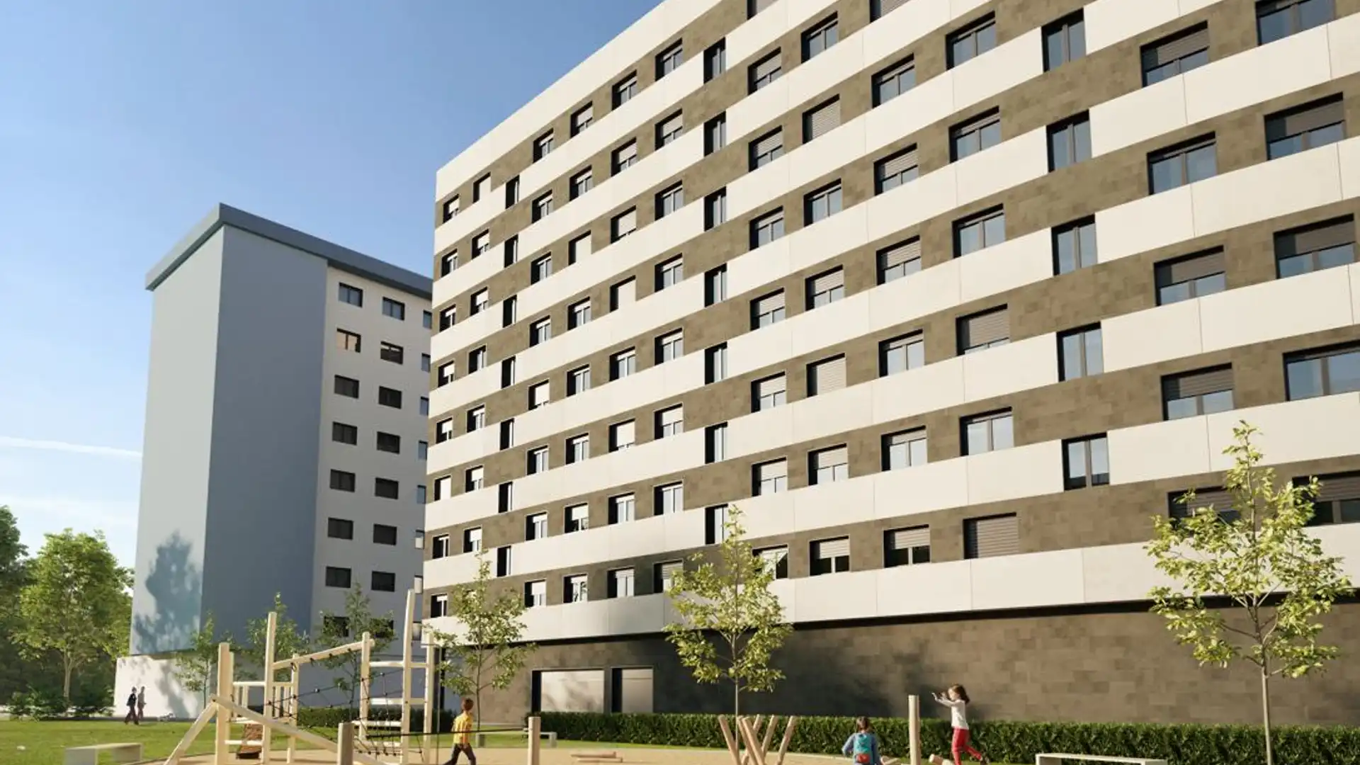 Vista exterior de Piso en venta en Ermua con Terraza