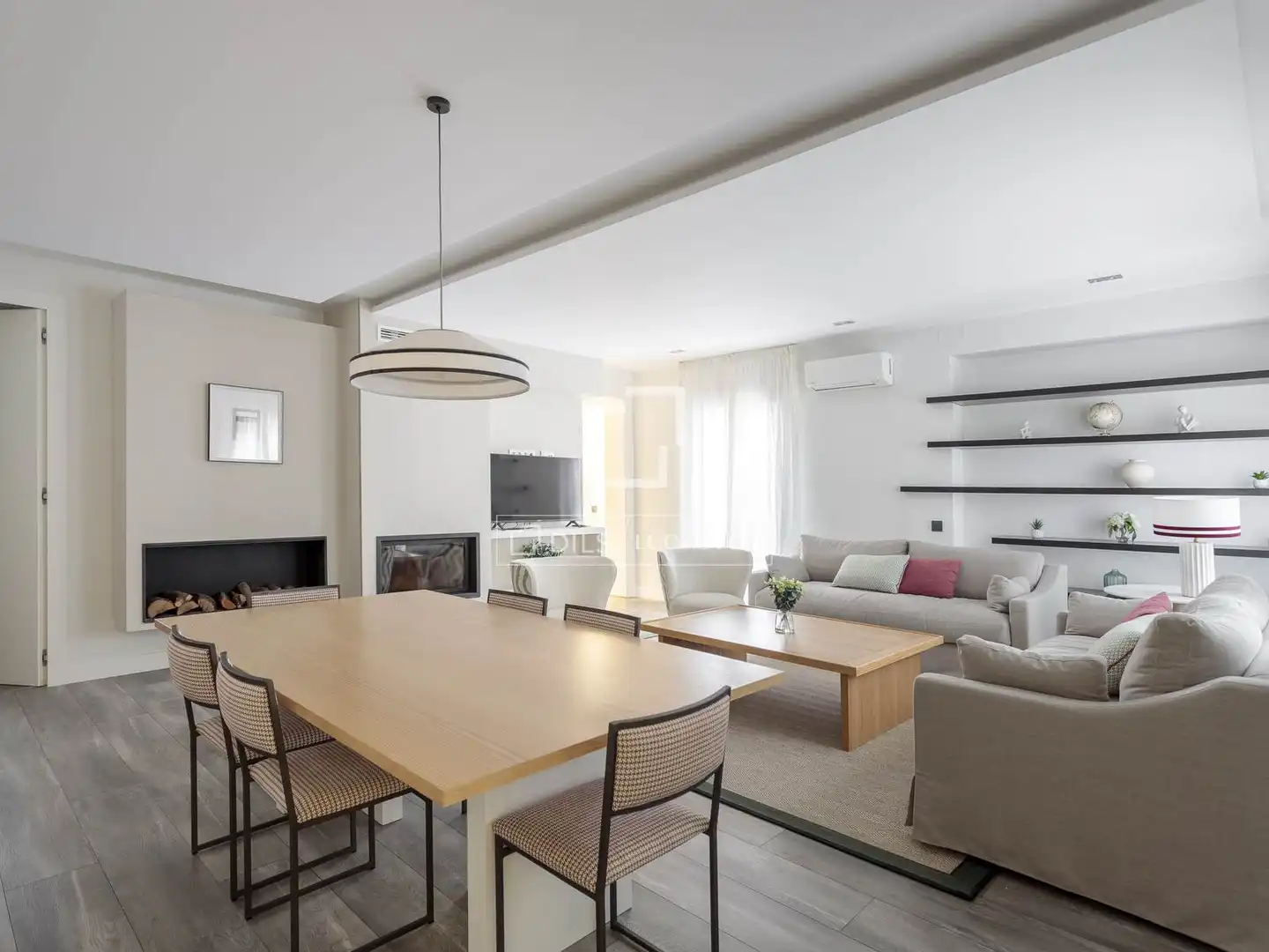Living room of Flat for rent in Barrio de Salamanca