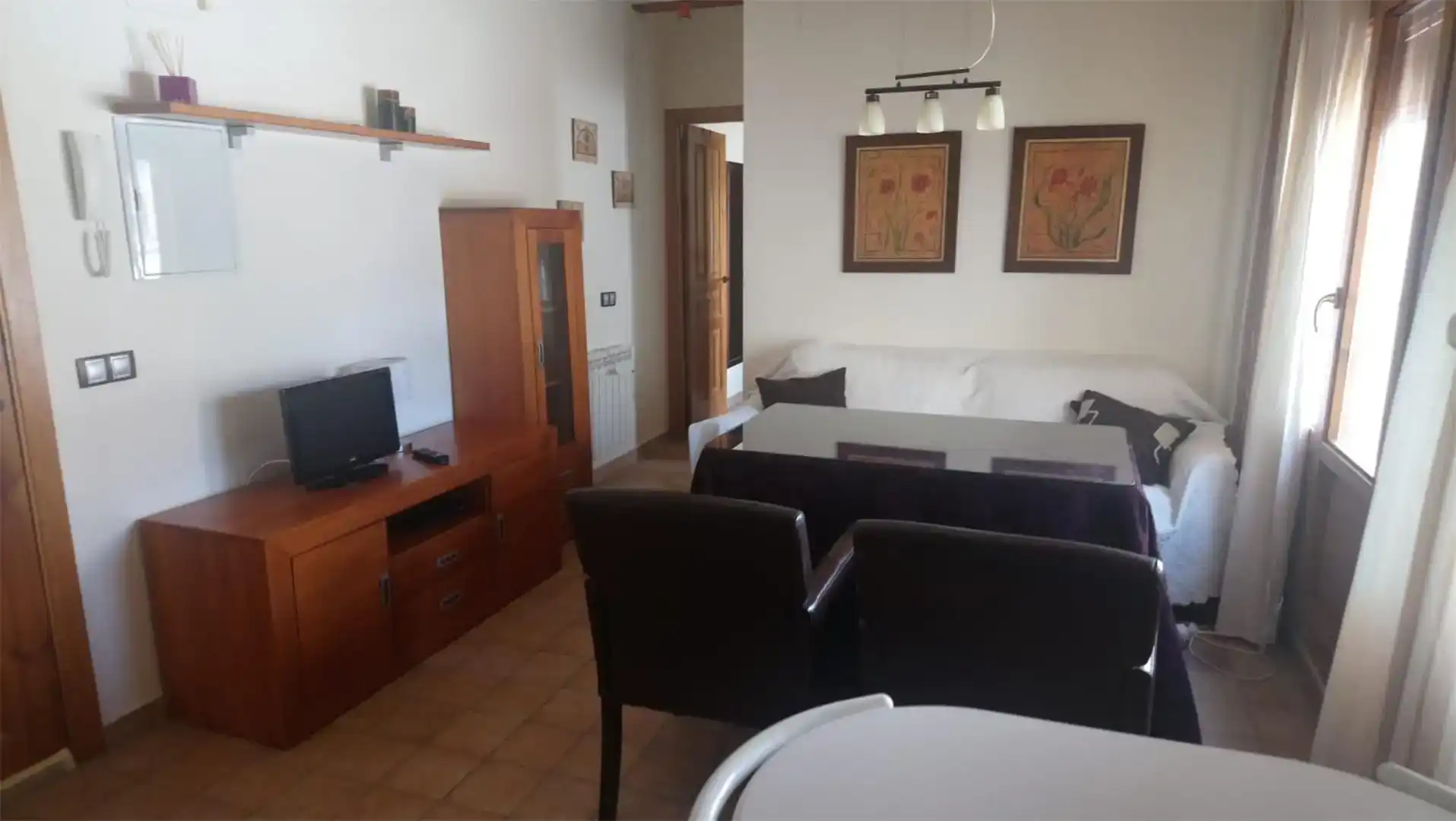 Sala de estar de Piso en venta en Huéscar con Amueblado, Lavadora y Microondas