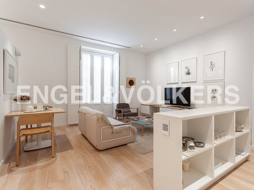 Sala d'estar de Apartament de lloguer en  Valencia Capital amb Aire condicionat, Calefacció i Parquet