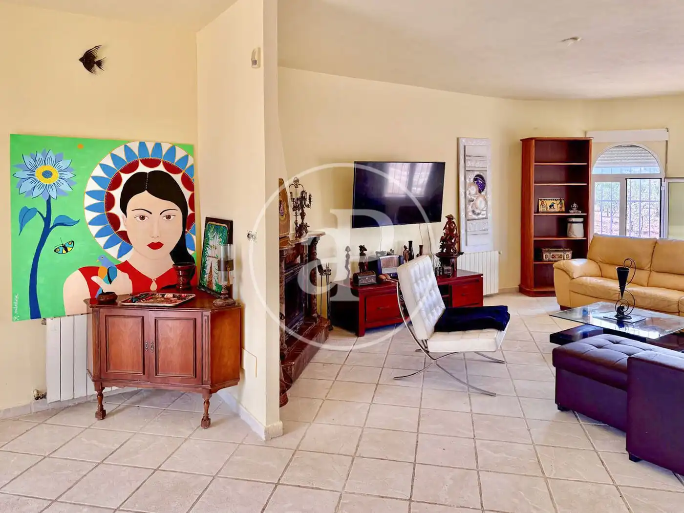 Sala de estar de Casa o chalet en venta en Onil con Aire acondicionado, Calefacción y Jardín privado