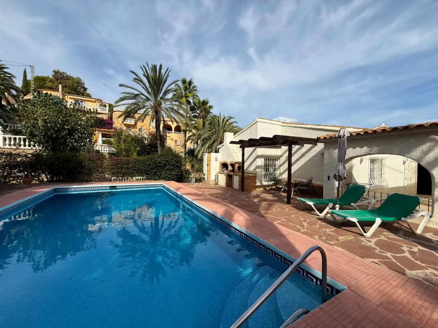 Piscina de Casa o xalet en venda en Calpe / Calp amb Aire condicionat, Calefacció i Jardí privat